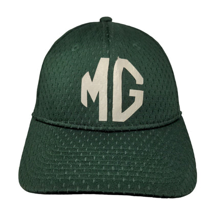 Morris Garages Fitted Hat Green S/M Breathable Mesh Vented Holes OC Sports