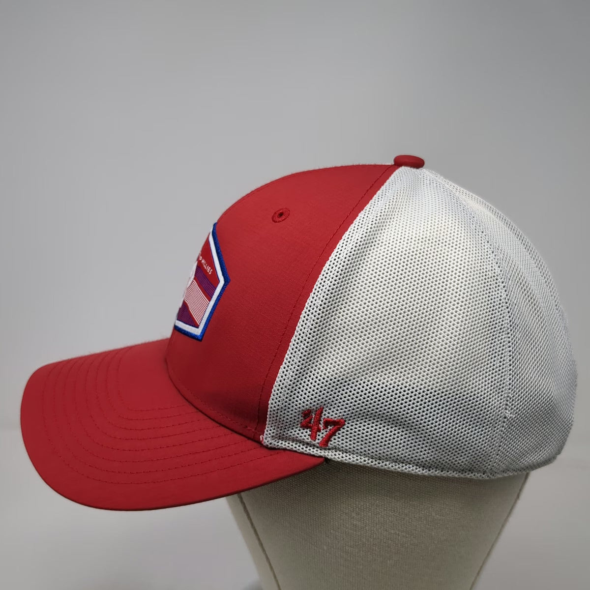 47 Philadelphia Phillies MLB Trucker Hat Red White Blue One Size Mesh Snapback