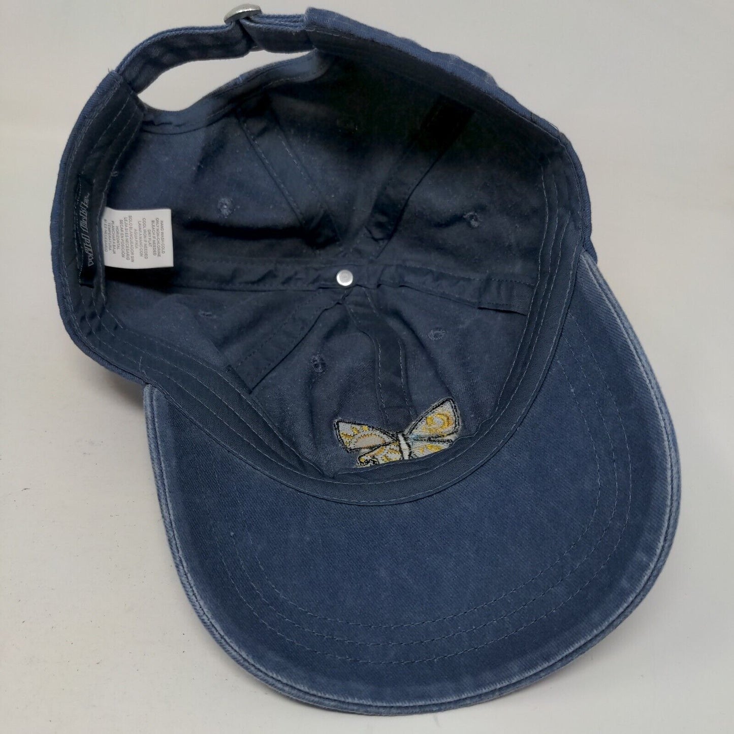 Butterfly Slideback Hat Blue One Size Embroidered 6 Panel Wild Fable