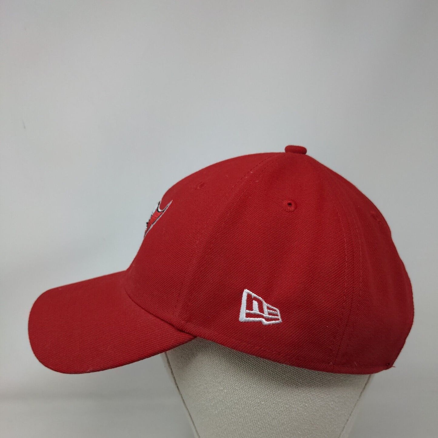 New Era NFL Strapback Tampa Bay Buccaneers Hat Red Embroidered Logo