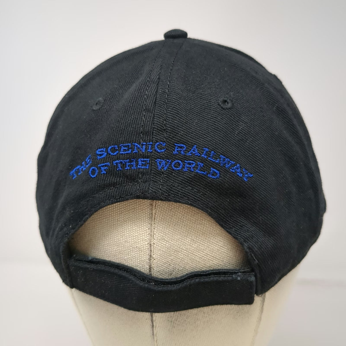 W.P. & Y.R. Baseball Cap Black One Size 125 Years Railway Anniversary Alaska Hat