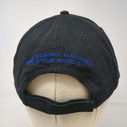 W.P. & Y.R. Baseball Cap Black One Size 125 Years Railway Anniversary Alaska Hat