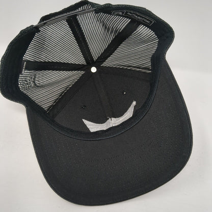 Crown Electric Inc Snapback Trucker Hat Black One Size Solid Mesh Back