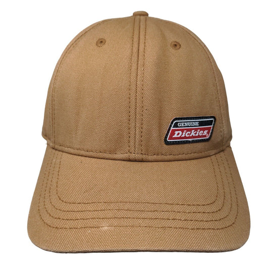 Genuine Dickies Slideback Hat Tan OSFM Adjustable Vented Holes 6 Panel