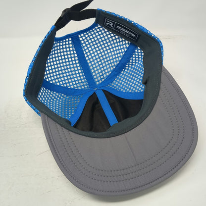 Richardson Baseball Cap Gray Blue One Size Mesh Back Performance Mission43 Hat