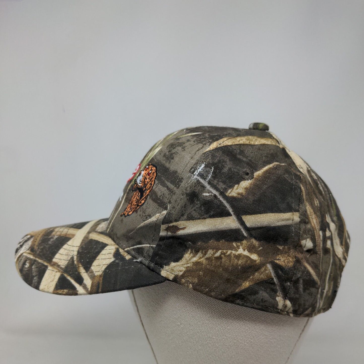 Sunshine Mills Inc. Dog Strapback Hat Camo One Size Embroidered Realtree