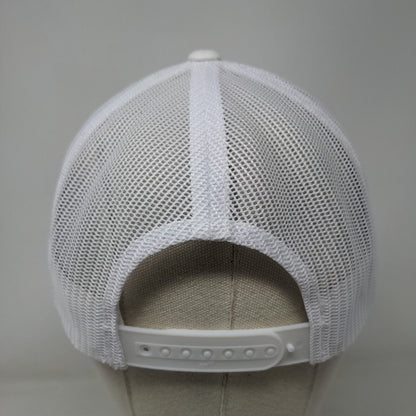 Christmas Tree Snapback Mesh Back Trucker Hat White One Size Yupoong
