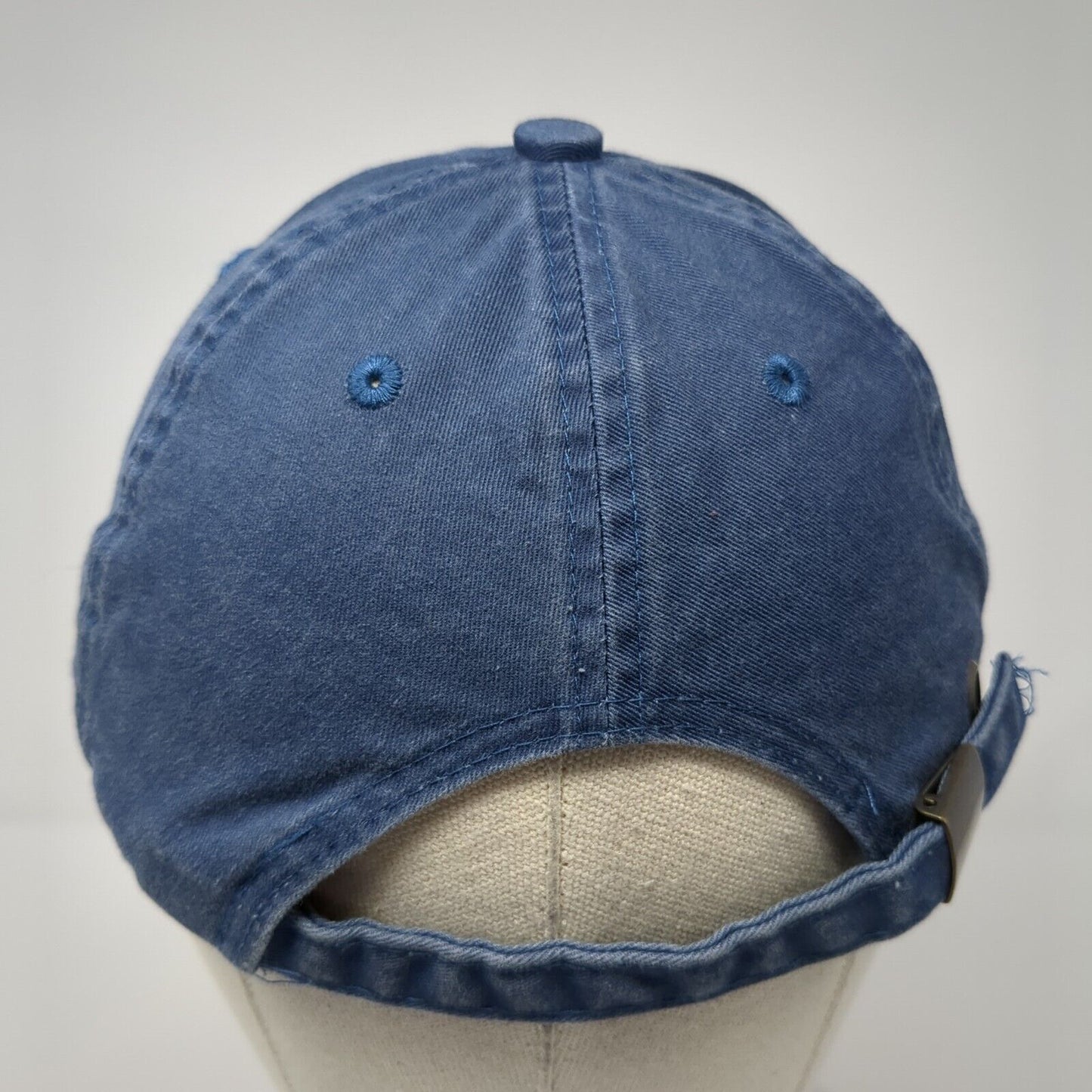 The Banks Cafe Slideback Hat Blue One Size Adjustable Port Authority