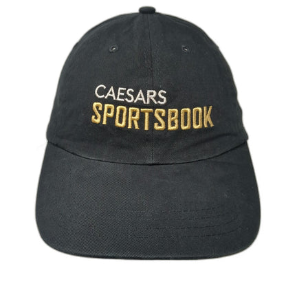 Quake City Caps Baseball Cap Black One Size Caesars Sportsbook Slideback Hat