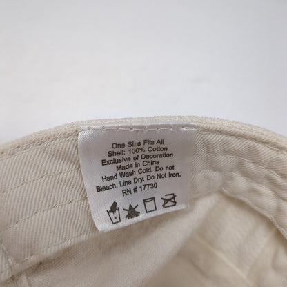 Unbranded Strapback Cadet Army Cap Tan One Size Adjustable Lightweight Cotton