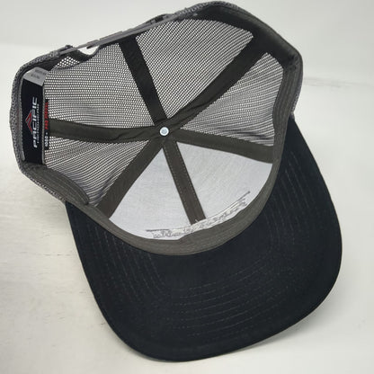 Pacific Headwear Trucker Hat Black One Size Fairly Reliable Bobs Mesh Snapback
