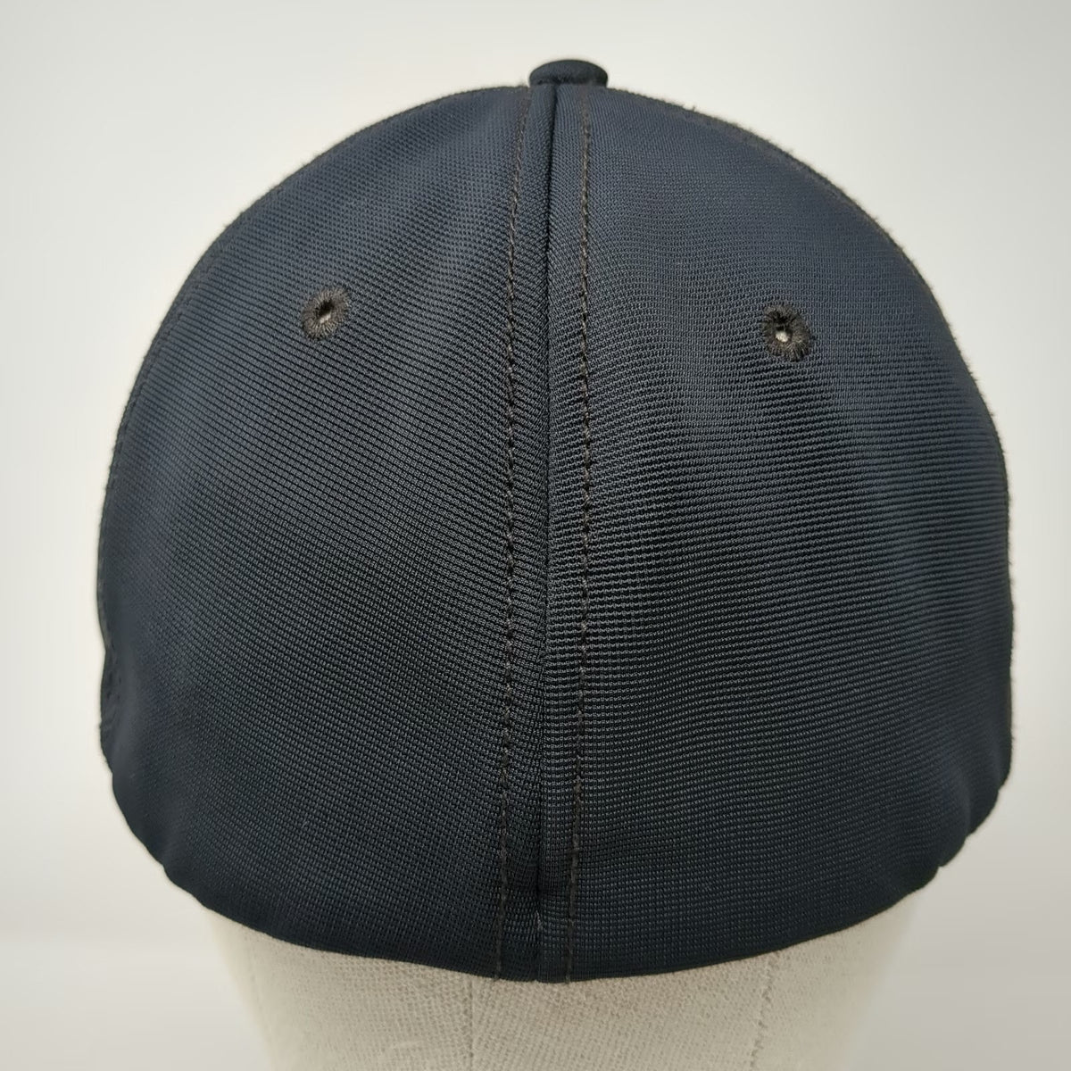 Ford 5 Panel Black One Size Raised Tonal Script Logo Mesh Back Stretch Fit Hat