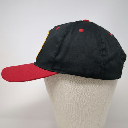 Snapback Hat Black Red One Size United States Marine Corps USMC Military Patch