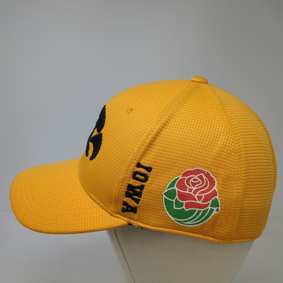 Top of the World Iowa Hawkeyes NCAA Baseball Cap Yellow One Size Rose Bowl Hat