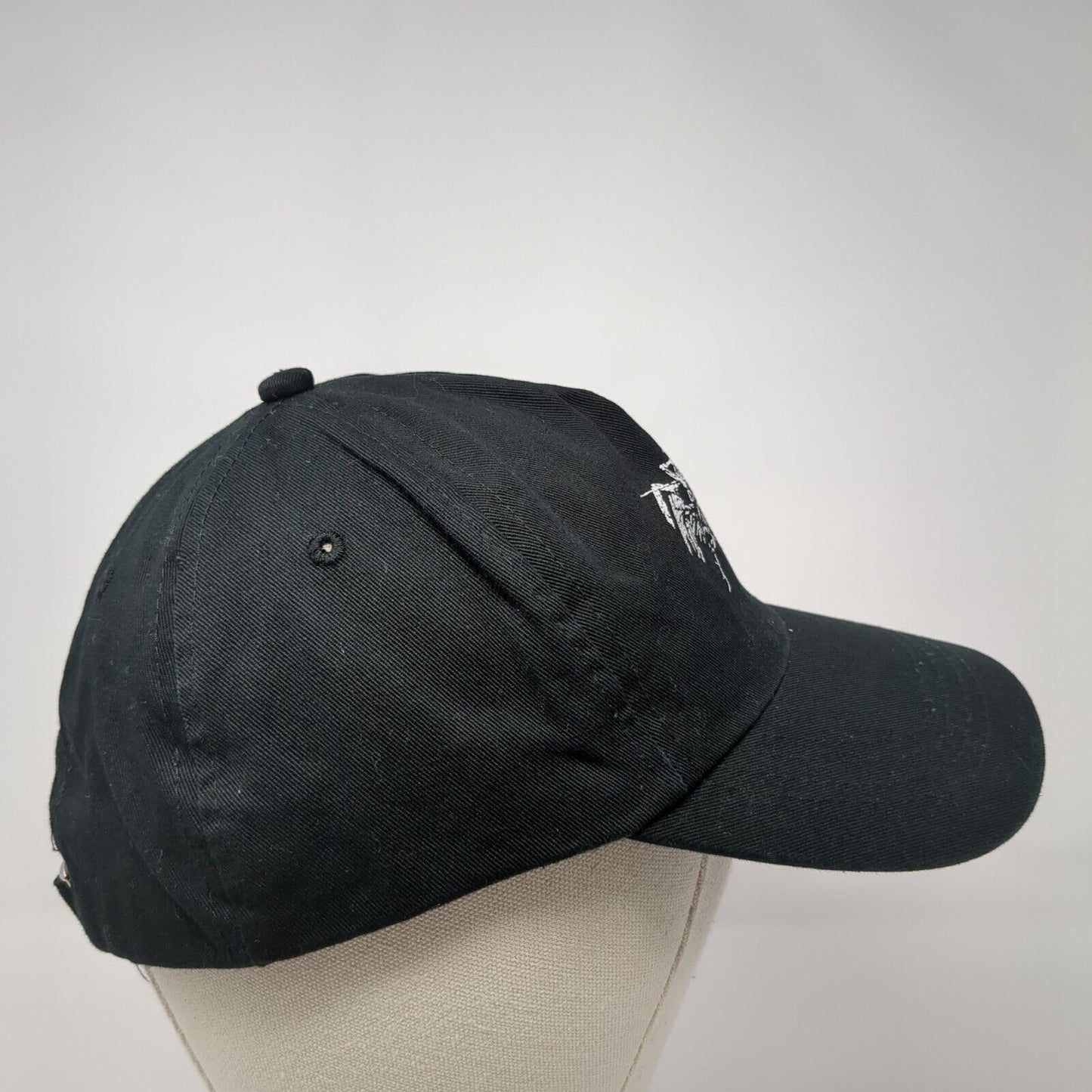 Espolon Tequila Slideback Hat Black One Size Adjustable Vented Holes 6 Panel
