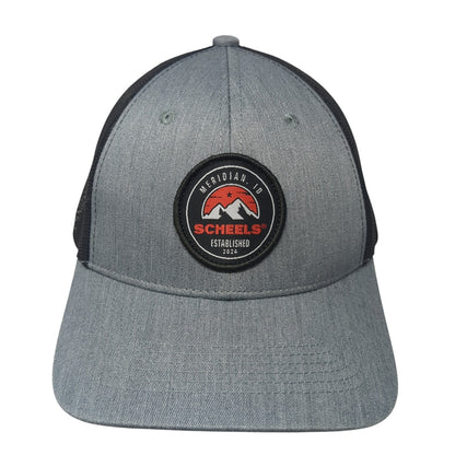 Meridian ID Scheels Established 2024 Trucker Hat Gray OS Adjustable Mesh Back