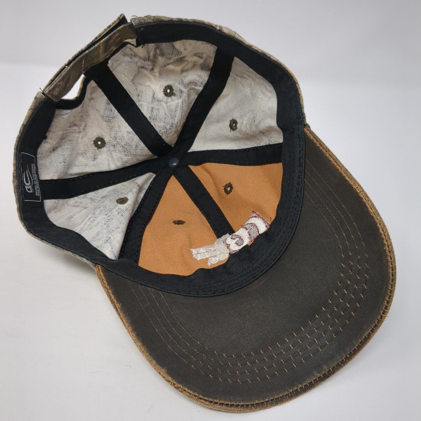 Agri Beef Co. Strapback Hat Camo One Size Adjustable Hunting Realtree