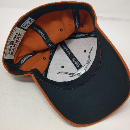 Texas Longhorns NCAA Zephyr Cap Brown 7 1/4 Fitted Embroidered Logo The Z Hat