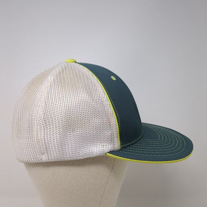 CL Fitted Trucker Hat Multi 6 7/8-7 3/8 Mesh Back Pro Model Pacific Headwear