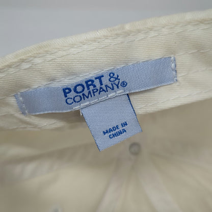 Port & Company Sarasota Classic Car Museum Baseball Cap White One Size Hat Slide