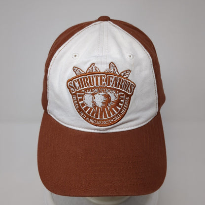 Schrute Farms The Office Slideback Hat Brown OSFA Embroidered Panel