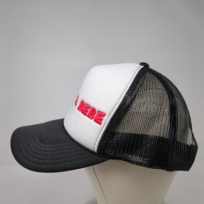 Te Amo, Bebe Snapback Rope Trucker Hat Black OSFM Mesh Back Otto