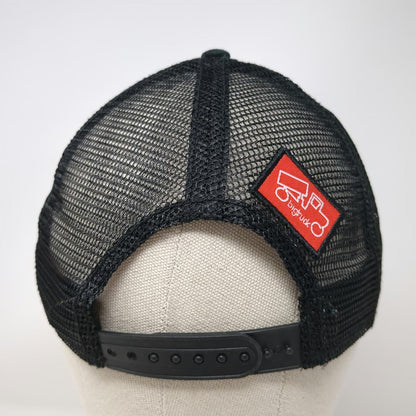bigtruck Black One Size Trucker Hat The Speedy Foundation Logo Mesh Snapback Cap