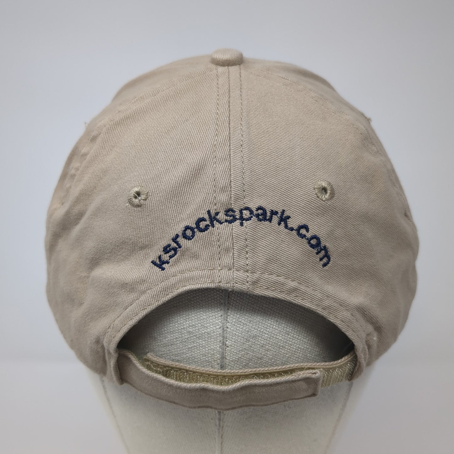 K-Rock Recreation Park Baseball Cap Brown One Size Adjustable Embroidered KC