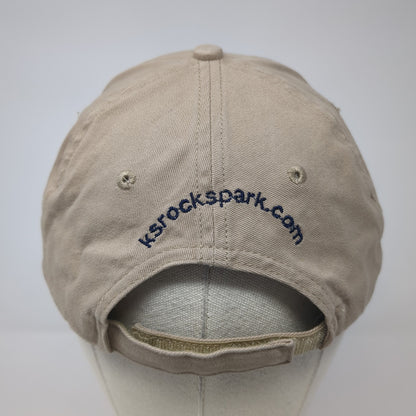 K-Rock Recreation Park Baseball Cap Brown One Size Adjustable Embroidered KC