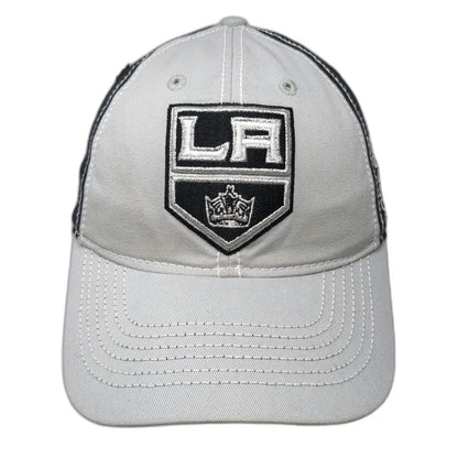 Reebok Los Angeles Kings NHL Hat Gray One Size Baseball Cap Contrast Stitching