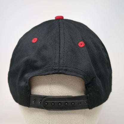 Snapback Hat Black Red One Size United States Marine Corps USMC Military Patch