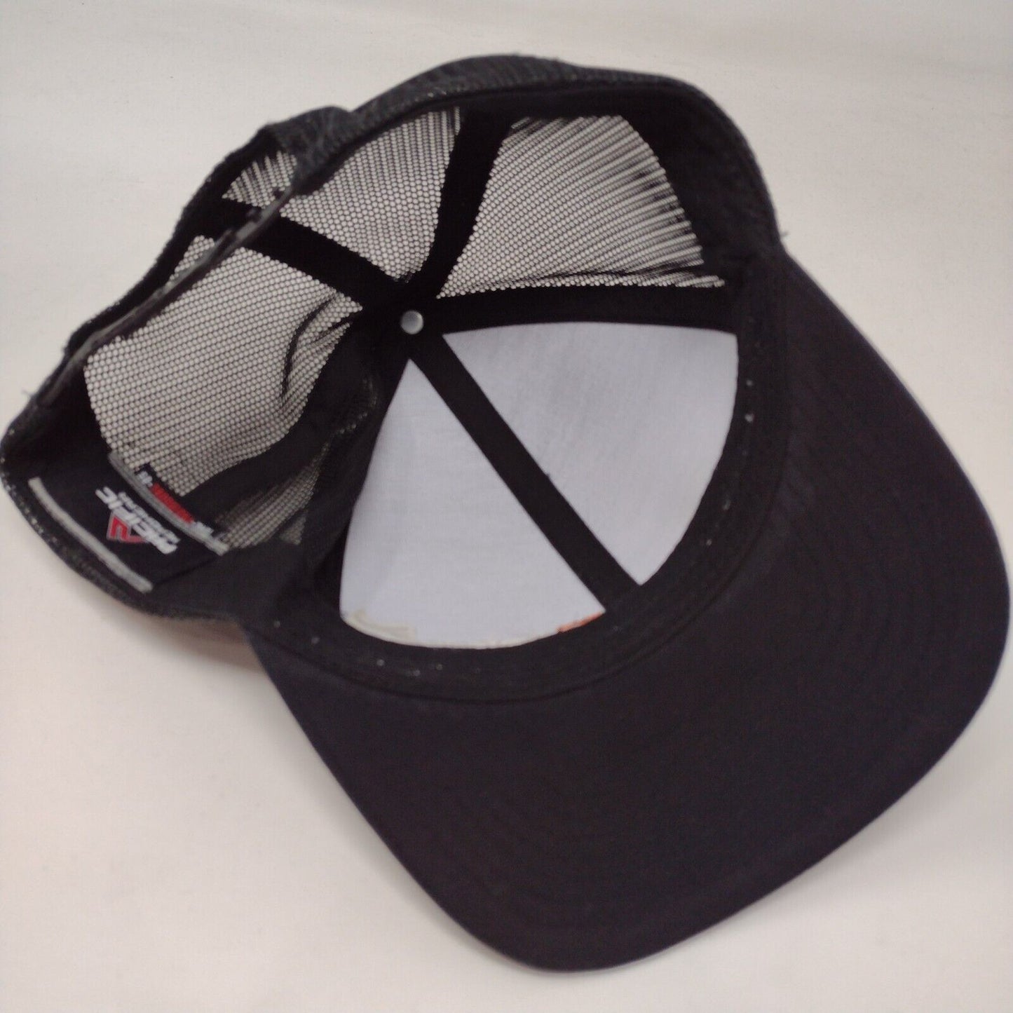 Winspear Construction Snapback Trucker Hat Black OSFA Mesh Back Solid