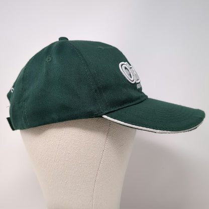 O'Reilly Auto Parts Baseball Cap Green One Size Strapback Logo Hat Sandwich Brim