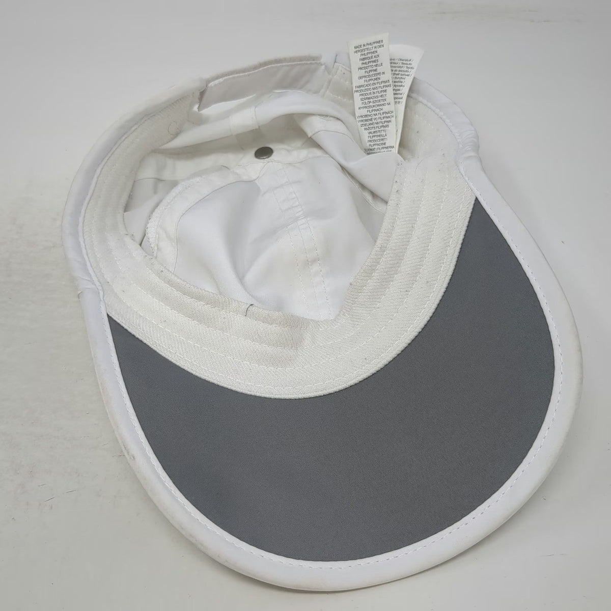 HEAD Baseball Cap White One Size Pro Player Polyester Strapback Tennis Sport Hat