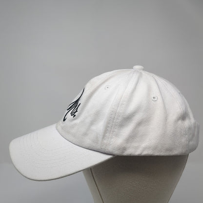 Mrs. Slideback Hat White One Size Adjustable Embroidered Solid 6 Panel