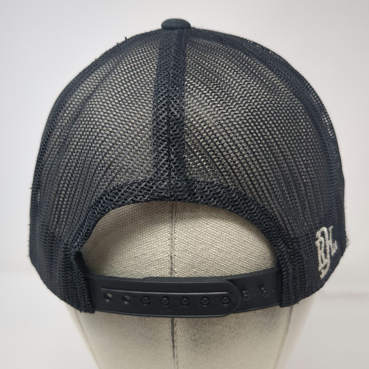 Red Dirt Hat Company Trucker Hat Black One Size Snapback Patch Logo Mesh Back