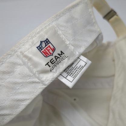 New York Jets NFL Team Apparel Cap White One Size Studded Slideback Logo Hat