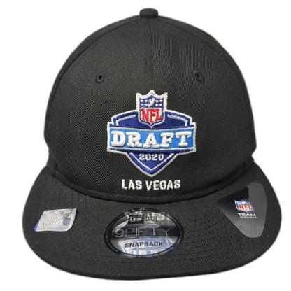 New Era NFL 2020 Draft Las Vegas Snapback Hat Black One Size OSFM Flat Brim