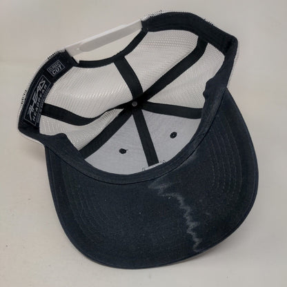 PGA Tour Snapback Trucker Hat Blue One Size Adjustable Mesh Back Classic Cut