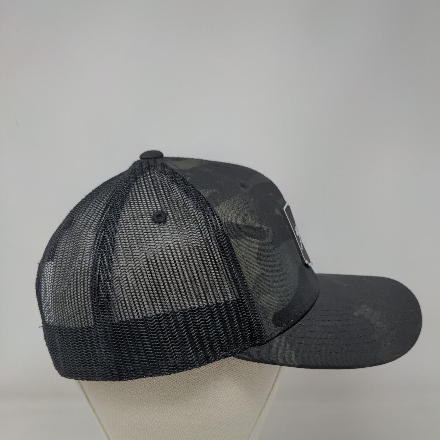 Cannon Snapback Mesh Back Trucker Hat Camo One Size Branded Bills