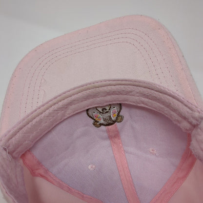 Kanye West Bear Slideback Hat Pink One Size Adjustable Embroidered