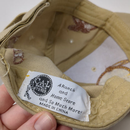 CAL Ranch Stores 50th Anniversary Georgia Boot Slideback Hat Tan OS Adjustable