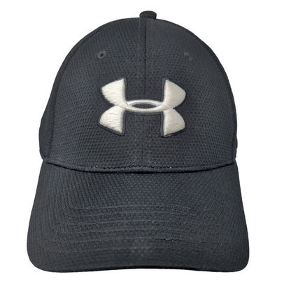 Under Armour Men's Fitted Hat Black Size L/XL Embroidered Logo