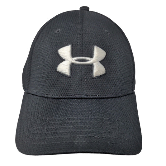 Under Armour Men's Fitted Hat Black Size L/XL Embroidered Logo