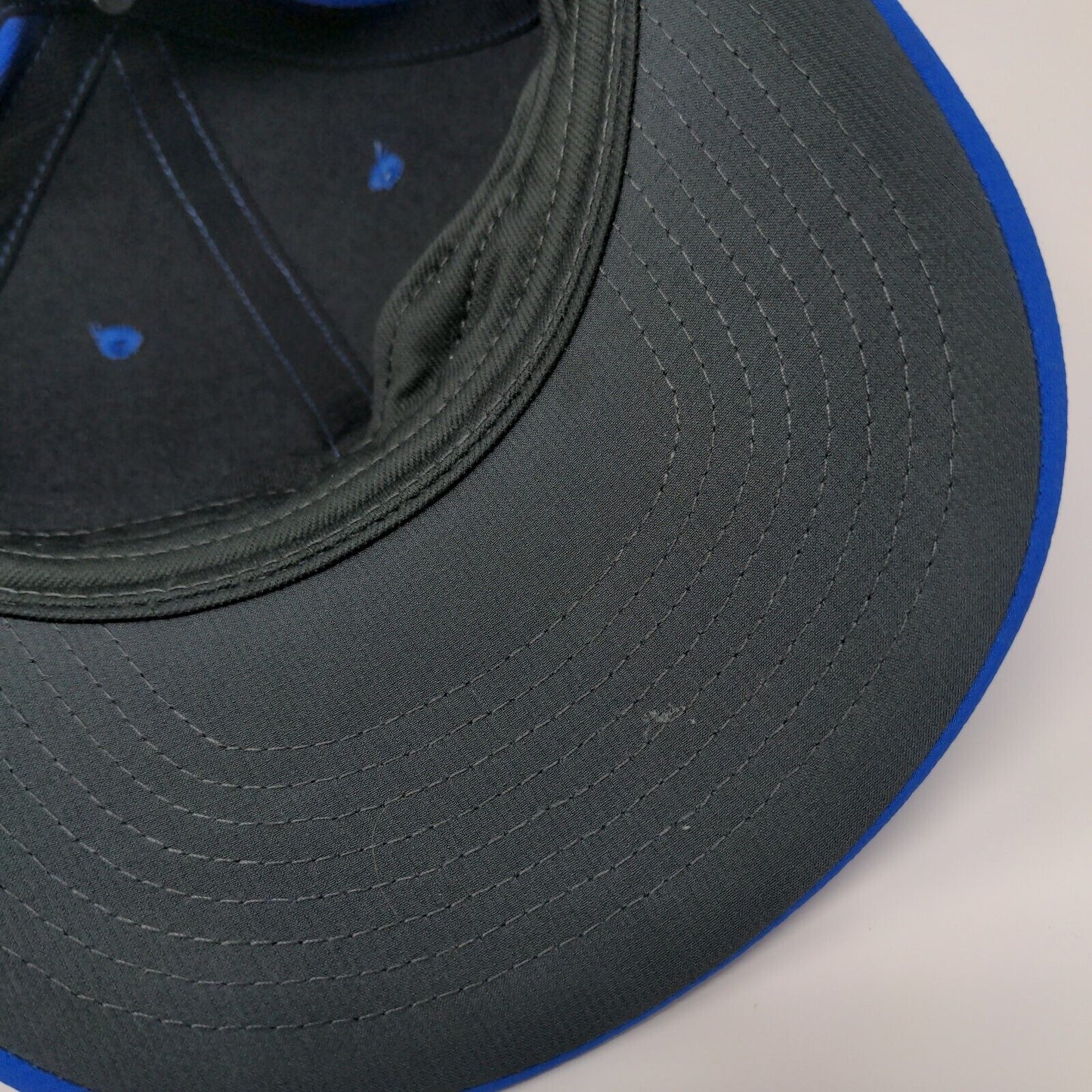 Nike Strapback Hat Blue OSFM Adjustable Embroidered Swoosh Logo Legacy91 Dri-Fit