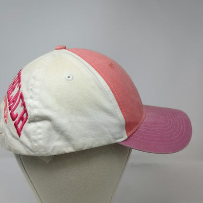 Baseball Cap Pink One Size Myrtle Beach South Carolina Strapback Embroidered Hat