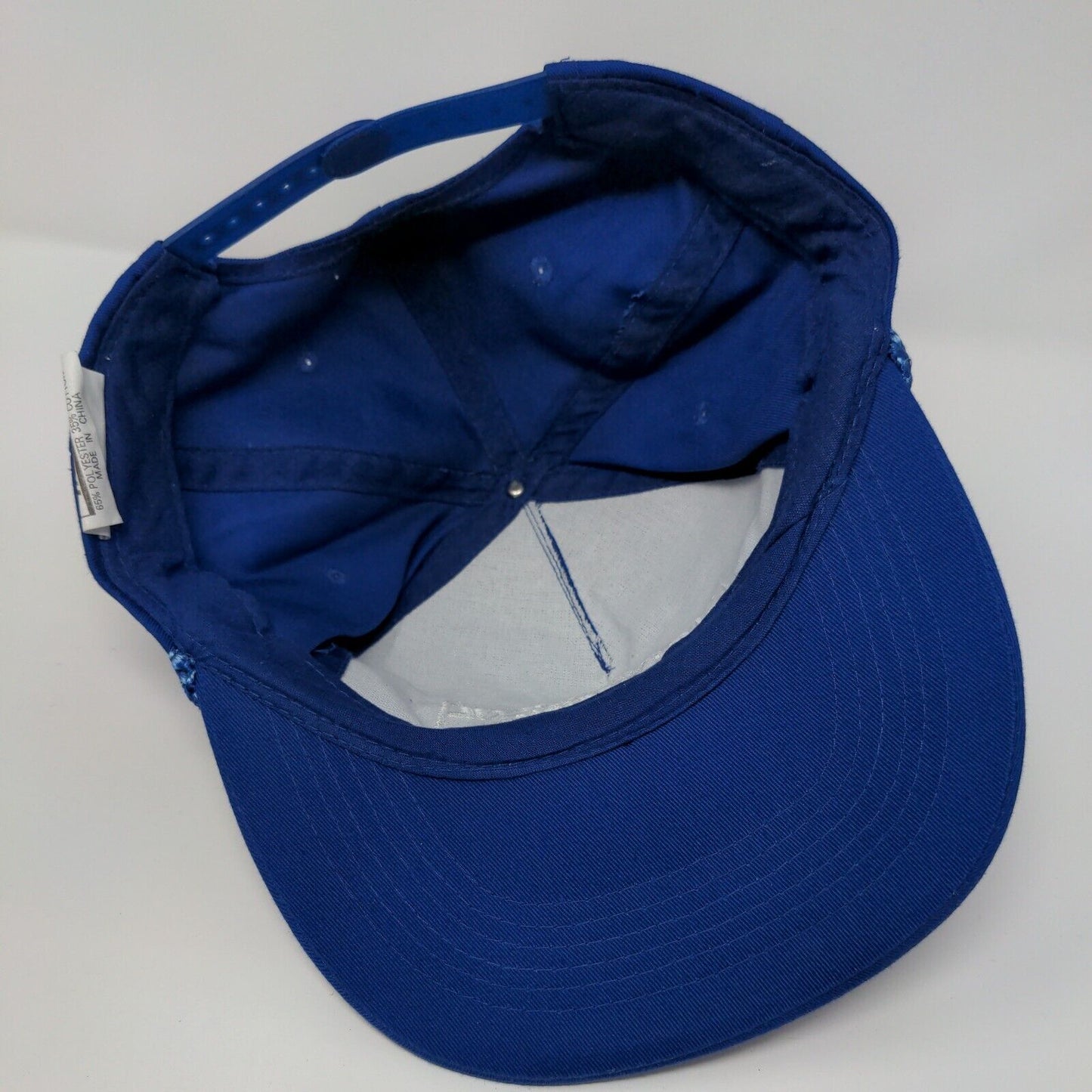 Successful Farming Snapback Hat Blue One Size Adjustable Embroidered Rope