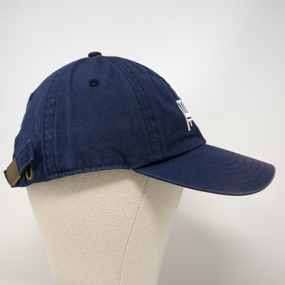 Known Supply Joe Coffee Baseball Cap Blue One Size Bench Embroidered Cotton Hat