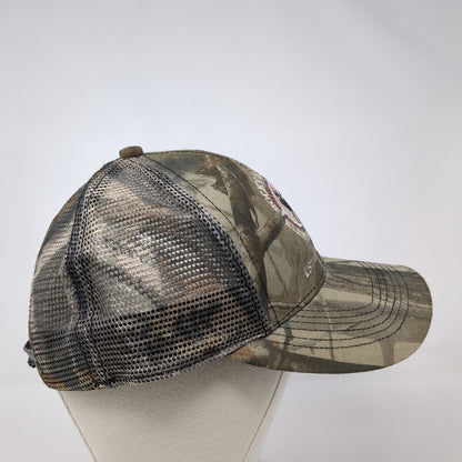 Rocky Mountain Elk Foundation Trucker Hat Camo One Size Mesh Back