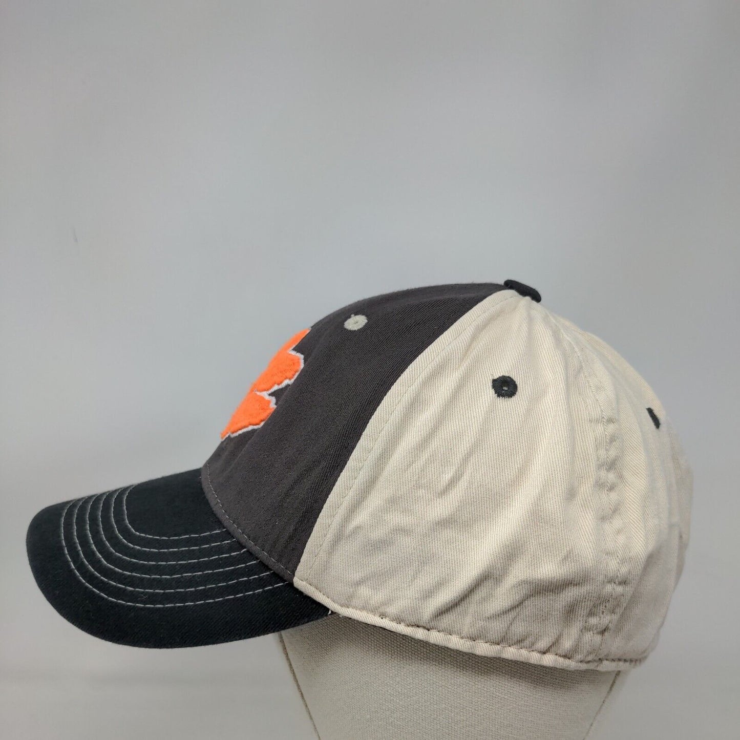 Clemson Tigers Fitted Hat Multicolor Embroidered Pawprint Logo NCAA